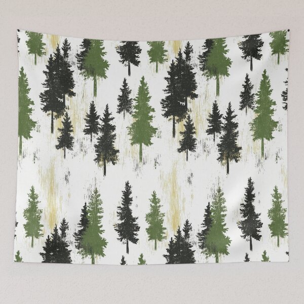 Item preview, Snowy Evergreen Tree Pattern for Winter Projects designed and sold by Piotrek0001.