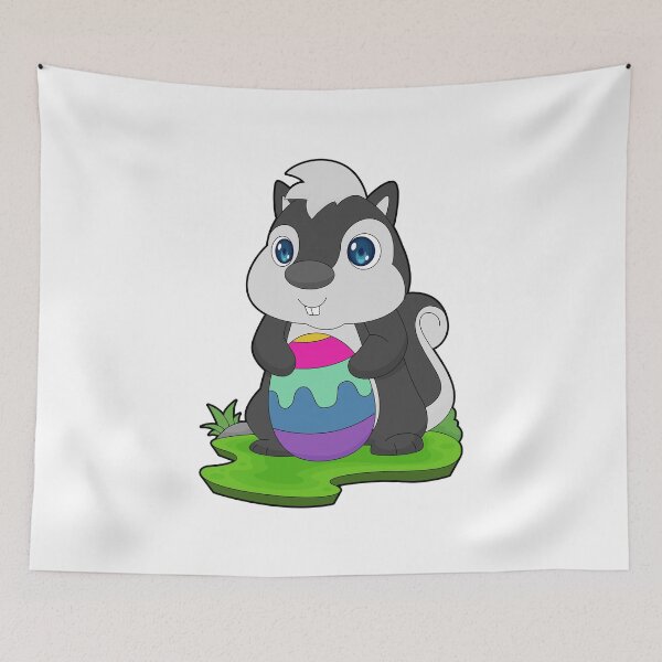 Item preview, Skunk Easter Easter egg designed and sold by Snabdesign84.