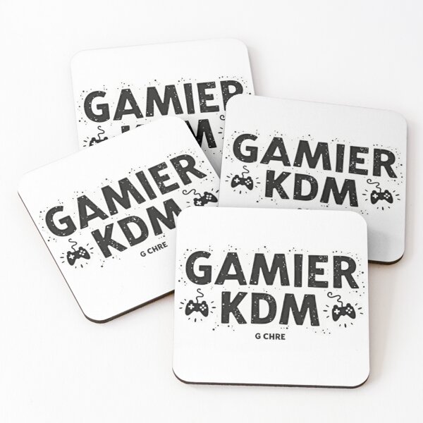 Item preview, Gamier KDM: The Passion of Gaming, Logo GAMIER KDM, Gaming, Gamer, KDM, GAMIER, Logo, Sticker, Controller, Black and White, G CHRE, Community designed and sold by PrintFusion57.