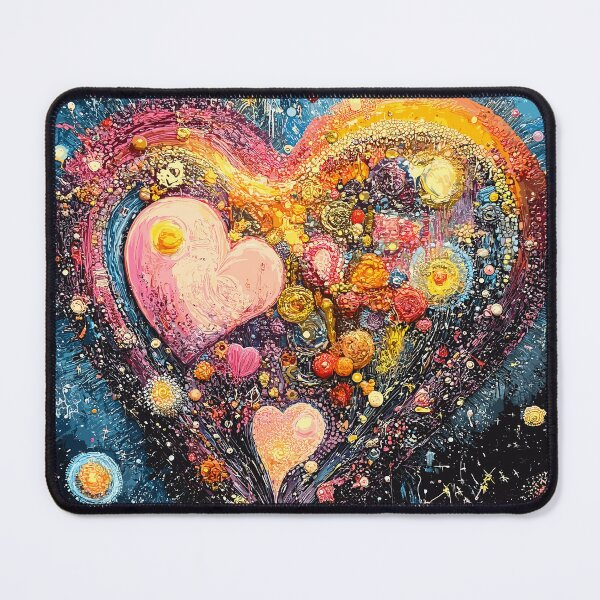 Item preview, Cosmic Heart of Vibrant Textures designed and sold by Artbyminga.