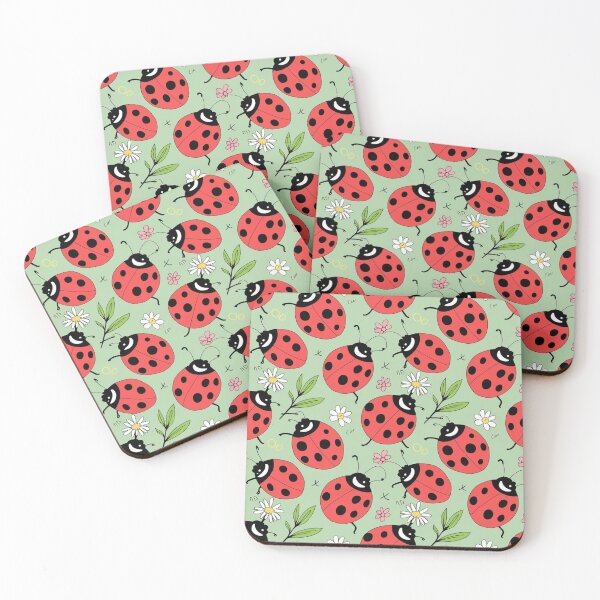Item preview, Happy Ladybug Pattern designed and sold by Furbulous Faces.