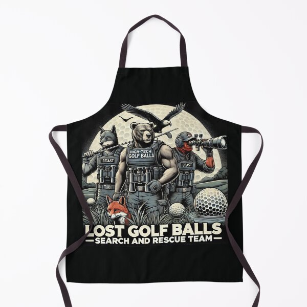 Item preview, Lost Golf Balls Search and Rescue Team Illustration designed and sold by KittyKatto.