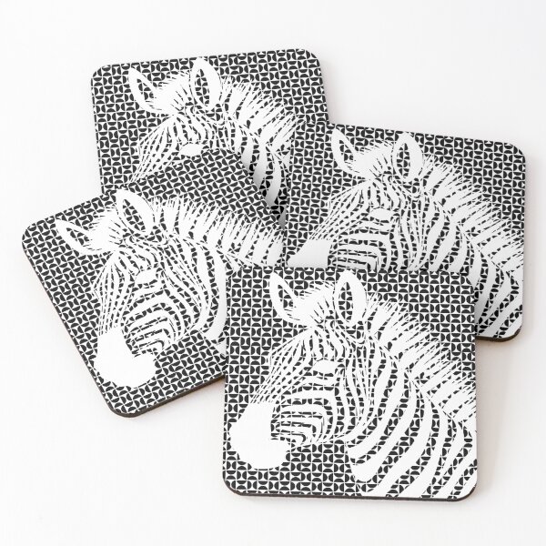 Item preview, Zebra Juxtaposition  designed and sold by ThrowCushionCo.