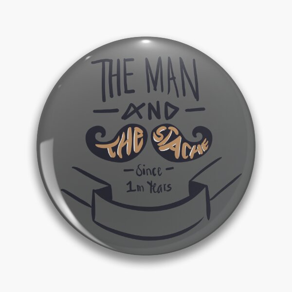 Item preview, The Man and The Stache designed and sold by Gawii.