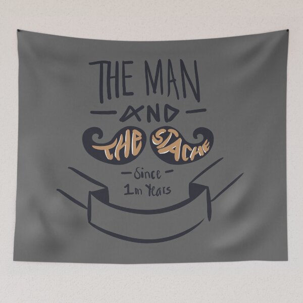 Item preview, The Man and The Stache designed and sold by Gawii.