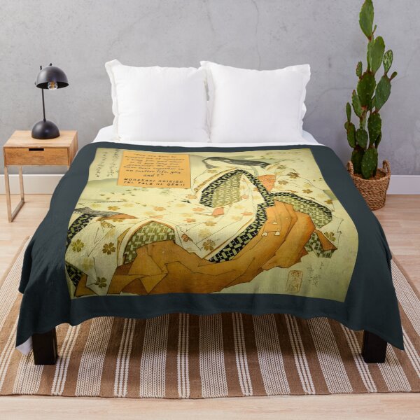 Item preview, Murasaki Shikibu quote: “You are here to remind me of someone I long for, and what is it you long for yourself? We must have been together in an earlier life, designed and sold by artbleed.
