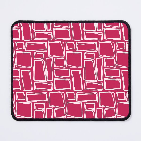 Item preview, Burgundy Squiggly Squares designed and sold by Djarainj.