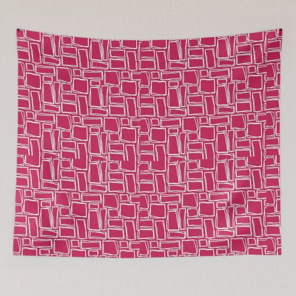 Item preview, Burgundy Squiggly Squares designed and sold by Djarainj.