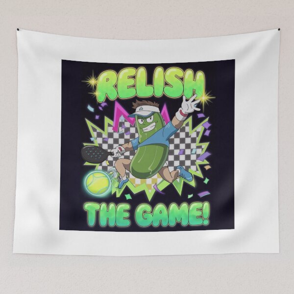 Item preview, Pickleball Player Funny - "90s Pickleball Tee - Relish the Game!" designed and sold by stickercuffs.