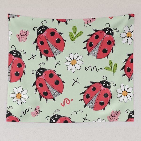 Item preview, Ladybug Meadow Pattern designed and sold by Furbulous Faces.