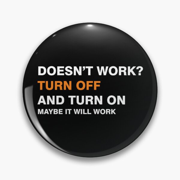 Item preview, Doesn't work? Turn off turm on designed and sold by desinganddecor.