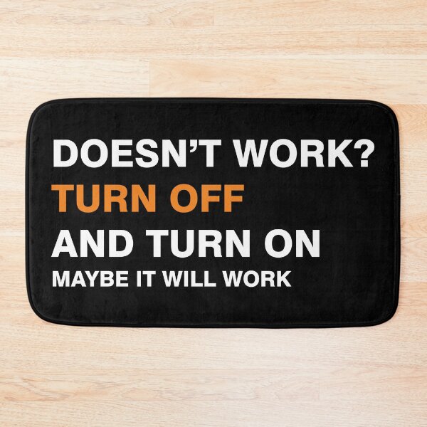Item preview, Doesn't work? Turn off turm on designed and sold by desinganddecor.