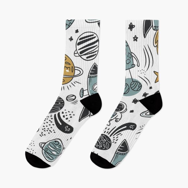 Item preview, Doodle Space Adventure Pattern designed and sold by Furbulous Faces.