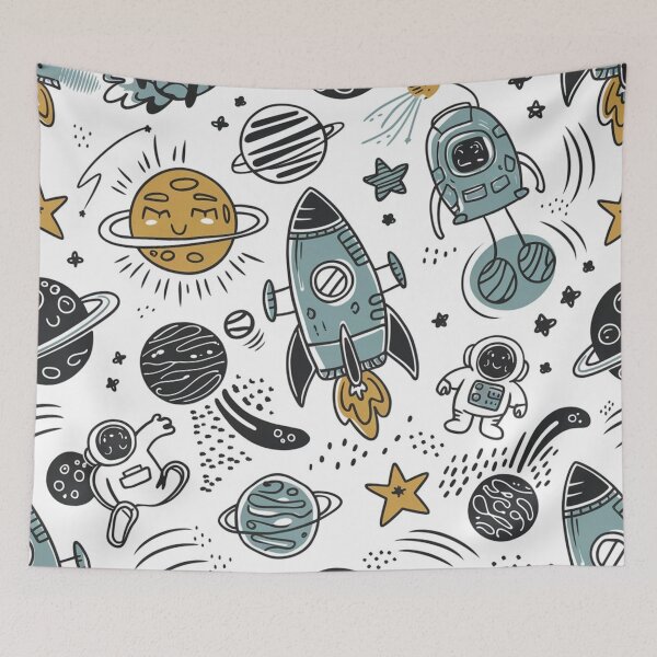 Item preview, Doodle Space Adventure Pattern designed and sold by Furbulous Faces.