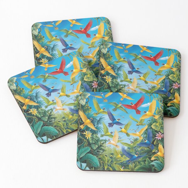 Item preview, Birds in flight Jungle  designed and sold by Zeeshankhan1345.