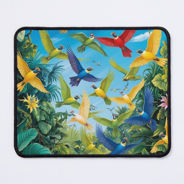 Item preview, Birds in flight Jungle  designed and sold by Zeeshankhan1345.