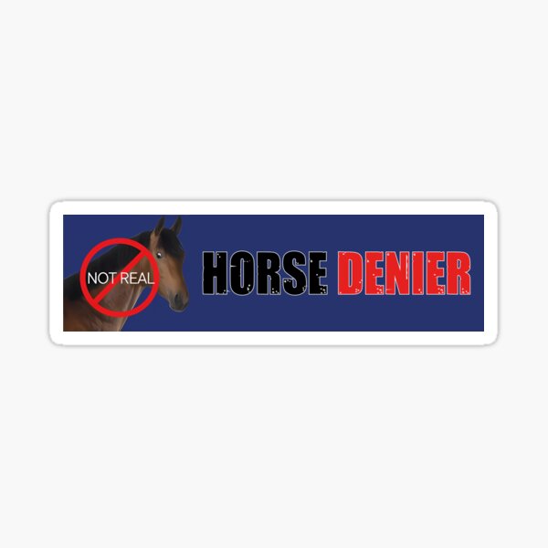Item preview, Horse Denier Bumper designed and sold by germashop.