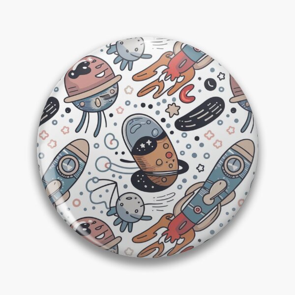 Item preview, Whimsical Space Explorers Pattern designed and sold by Furbulous Faces.