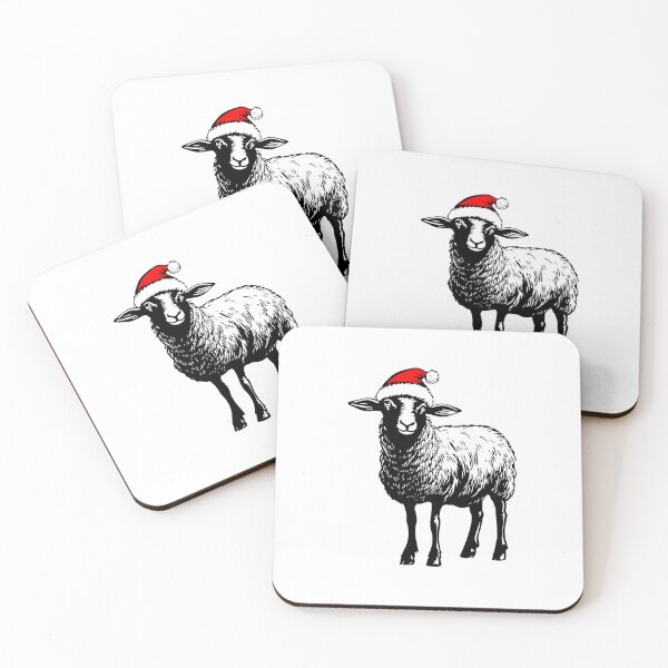 Item preview, Christmas Sheep in Hat designed and sold by JollyCritters.