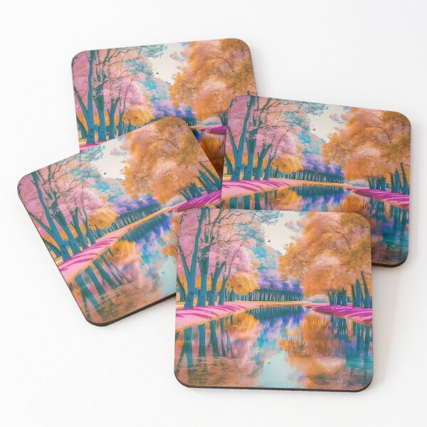 Item preview, Tranquil Purple and Blue Reflections designed and sold by scarabeeonline.