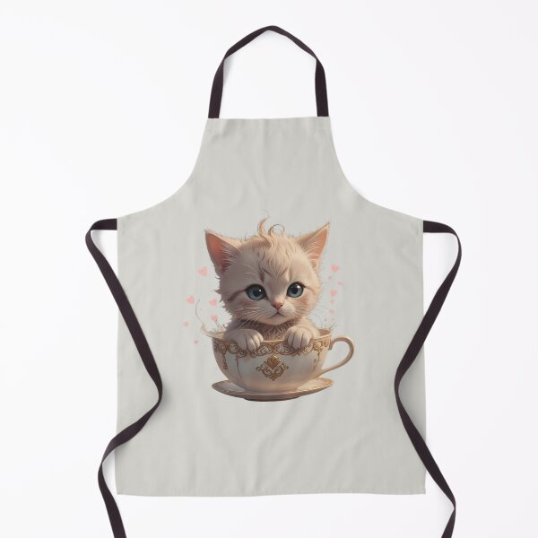 Item preview, Romantic Kitten in a Cup, Ideal Gift designed and sold by Indoni.