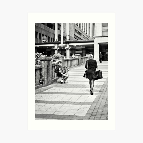 Shopping Begging Art Print