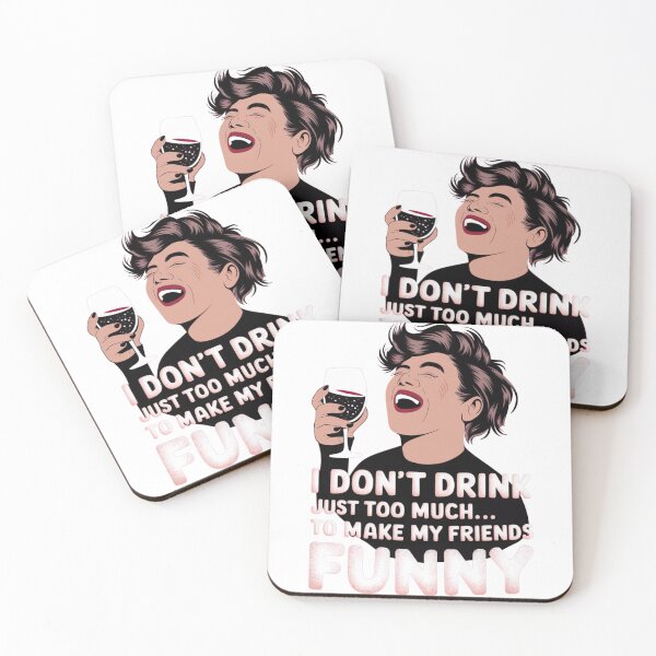 Item preview, Wine & Laughter: 'I Don’t Drink Too Much... Just Enough to Make My Friends Funny designed and sold by thenewking.