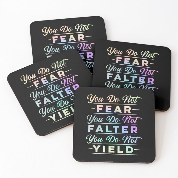 Item preview, You Do Not Fear You Do Not Falter You Do Not Yield designed and sold by hautehub.