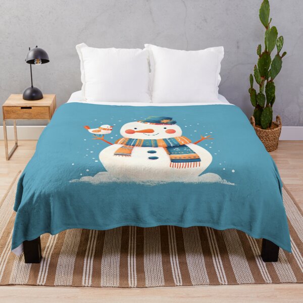 Item preview, Adorable Snowman with Playful Details Illustration designed and sold by Windy-market.
