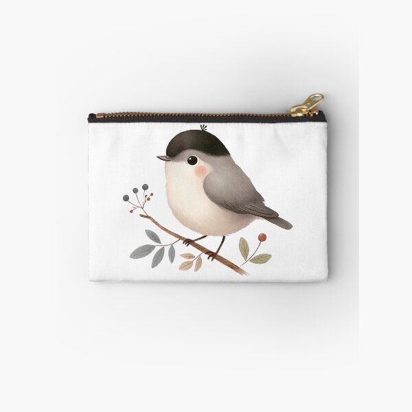 Item preview, Cute Blackcap on a Branch designed and sold by Petalette.