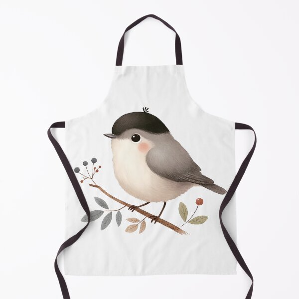 Item preview, Cute Blackcap on a Branch designed and sold by Petalette.