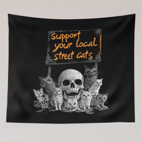 Item preview, Street Cats' Watch: A Skull's Vigil designed and sold by Mindsway.