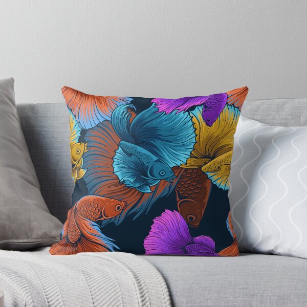 Item preview, Multi colored fish floating in the sea. designed and sold by Kanchan1987.