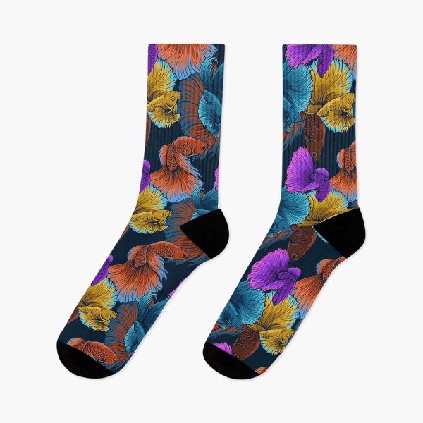 Item preview, Multi colored fish floating in the sea. designed and sold by Kanchan1987.