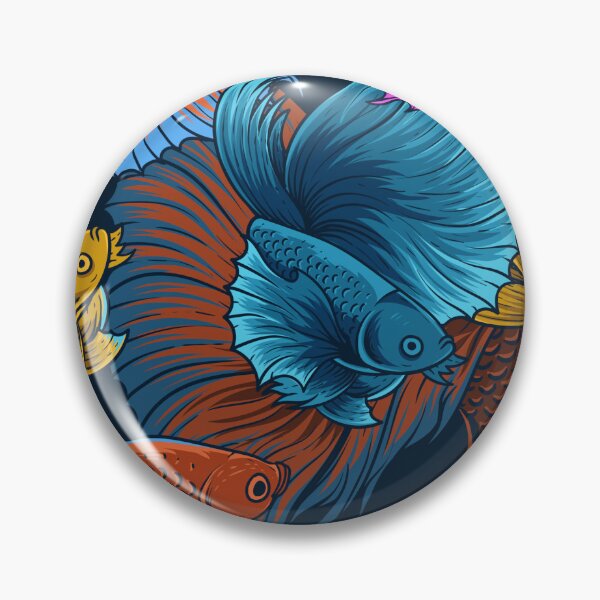 Item preview, Multi colored fish floating in the sea. designed and sold by Kanchan1987.