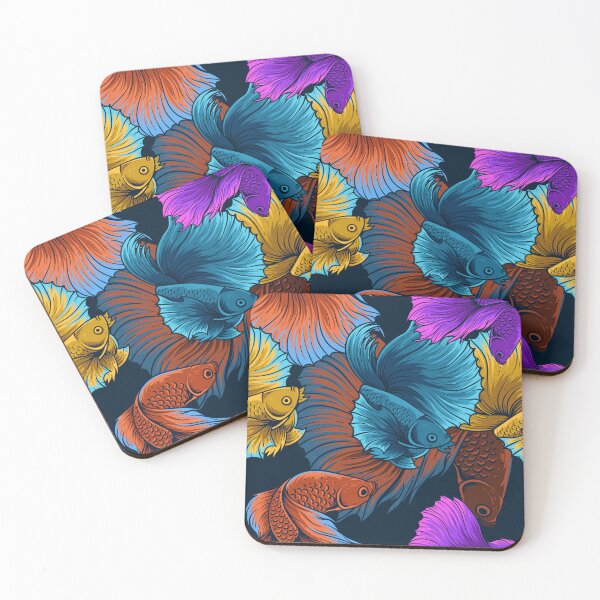 Item preview, Multi colored fish floating in the sea. designed and sold by Kanchan1987.