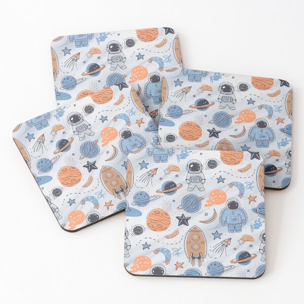 Item preview, Doodle Spacexplorers Pattern designed and sold by Furbulous Faces.