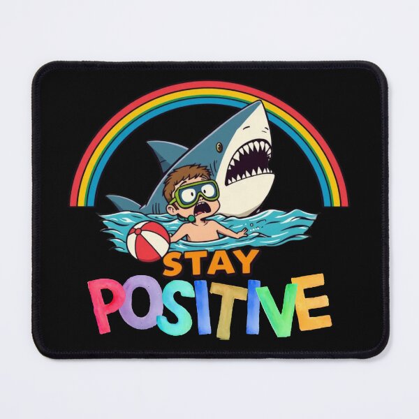 Item preview, Positive Wild Shark Sarcastic Humor Funny Fish Design designed and sold by Kia Blaze.