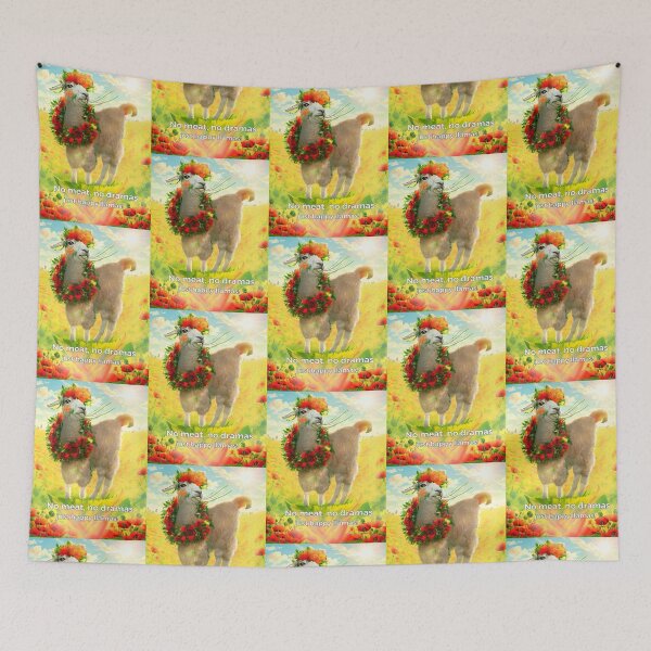 Item preview, Vegan llama designed and sold by AliciaSanson.