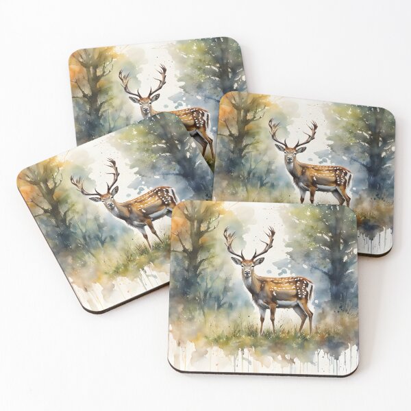 Item preview, Fallow Deer in The Countryside - British Wildlife designed and sold by Country-Artist.