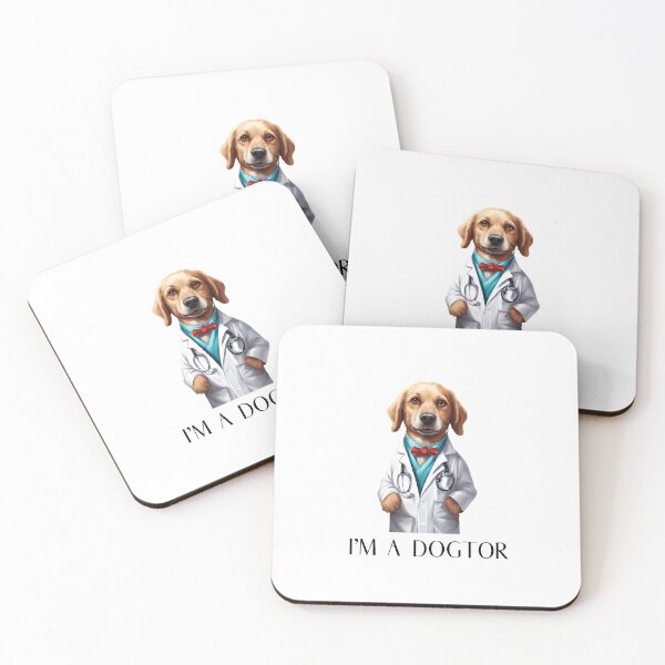 Item preview, Canine Doctor, funny gifts, stickers, t-shirt, mugs designed and sold by Ewelina  Niemiec.