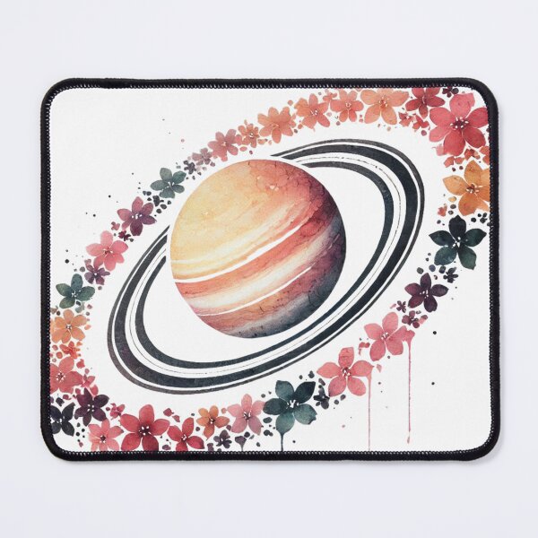 Item preview, Flowered Saturn designed and sold by Yemimendez.