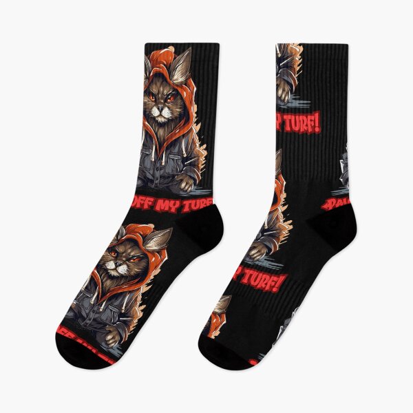 Item preview, Paws Off My Turf Graffiti Street Cat Design designed and sold by CleanDecor.