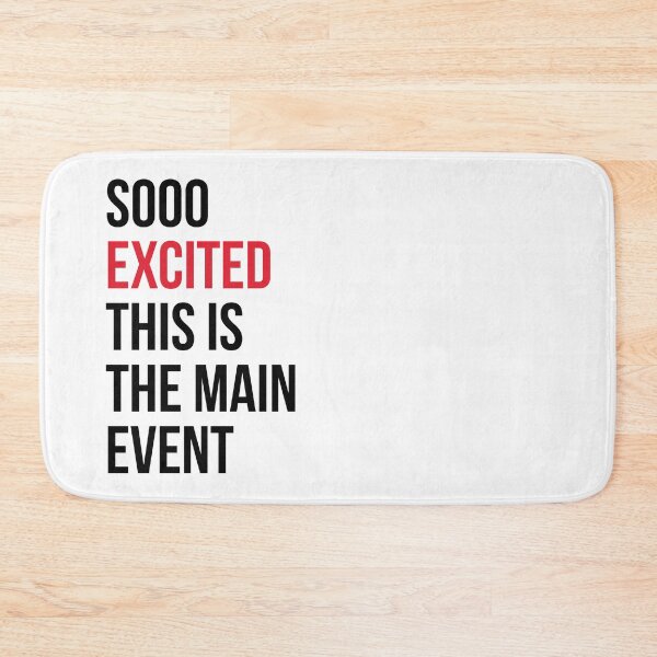 Item preview, Red Tshirt So Excited Main Event Taylor Swift designed and sold by valentino1008.