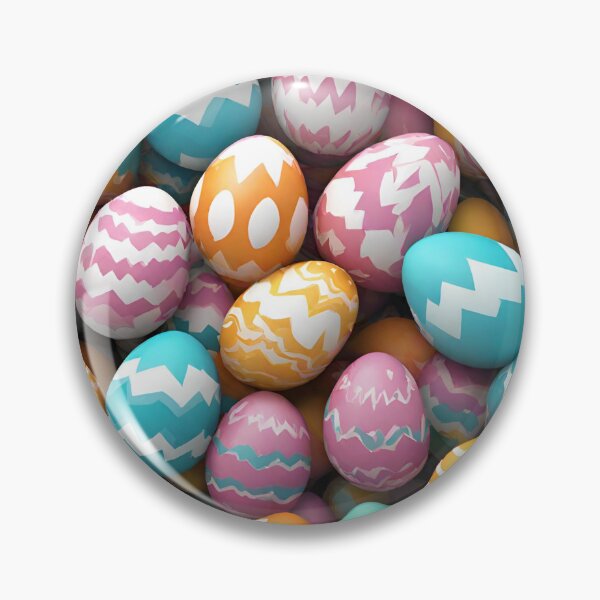 Item preview, Springtime Colorful Eggs, gifts, funny, pink, blue,  designed and sold by Ewelina  Niemiec.