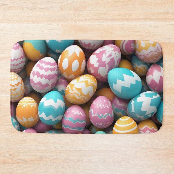 Item preview, Springtime Colorful Eggs, gifts, funny, pink, blue,  designed and sold by Ewelina  Niemiec.
