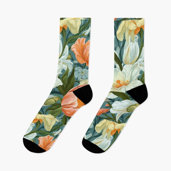 Item preview, Big and bold flowers in a garden. designed and sold by Kanchan1987.