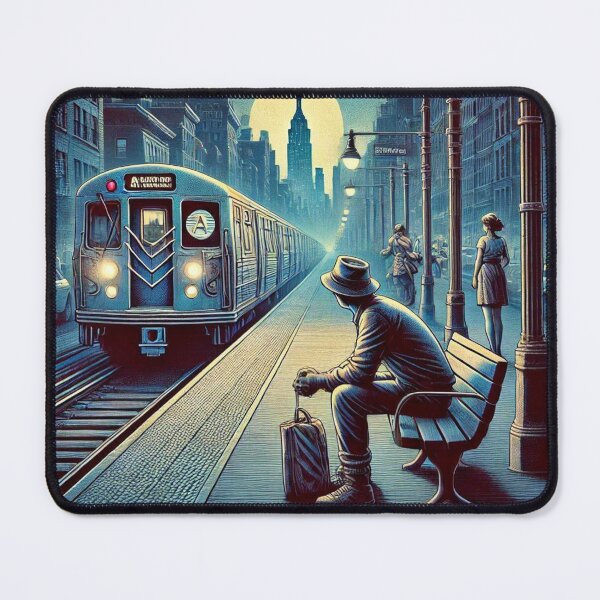Item preview, Waiting For The “A” Train, New York City designed and sold by Myra365Art.