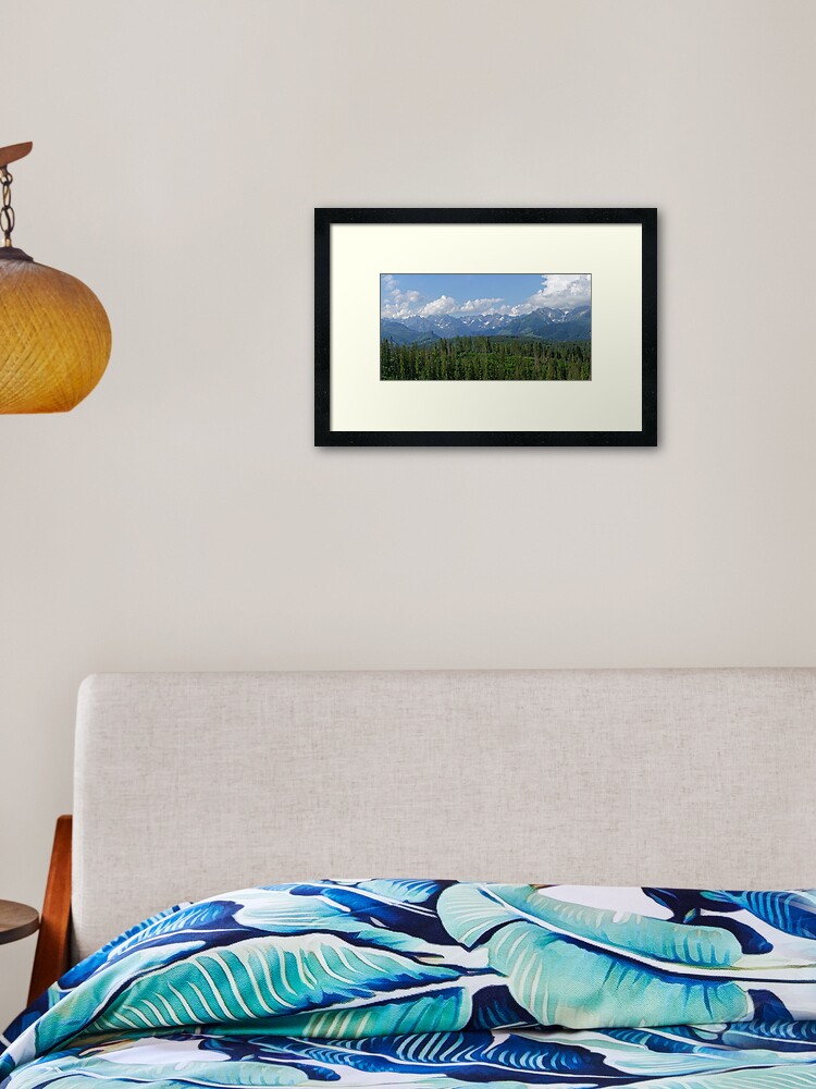 Thumbnail 2 of 7, Framed Art Print, View of the High Tatras, Rysy - Polish Tatras -Poland designed and sold by SimonGA.