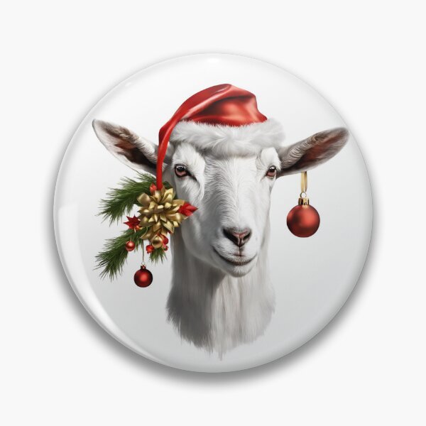 Item preview, Christmas Sheep Portrait, funny, gifts, xmas, merry, time, red, gold, green,  designed and sold by Ewelina  Niemiec.